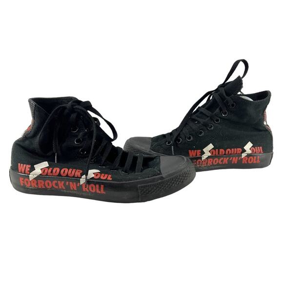 Converse Black x Sabbath Chuck Taylor All Star Men’s 7 Ozzy Osbourne - Picture 1 of 8